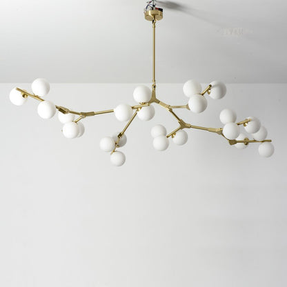 Post Modern Branches Style Glass Balls Chandeliers - Querencian