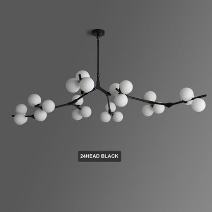 Post Modern Branches Style Glass Balls Chandeliers - Querencian