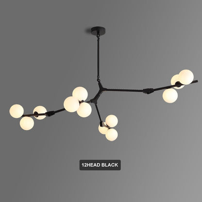 Post Modern Branches Style Glass Balls Chandeliers - Querencian