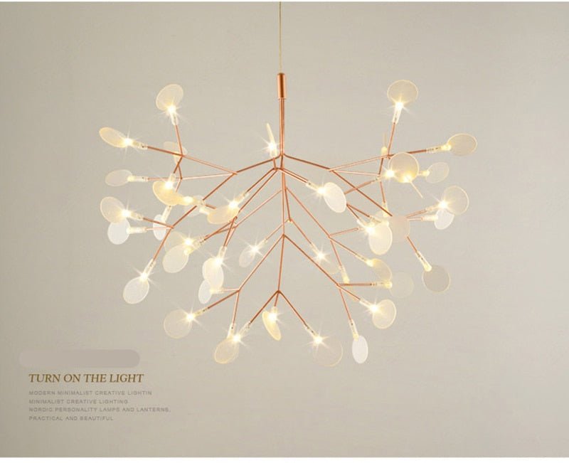 Post-modern Nordic Ring Chandelier for Living Room - Querencian
