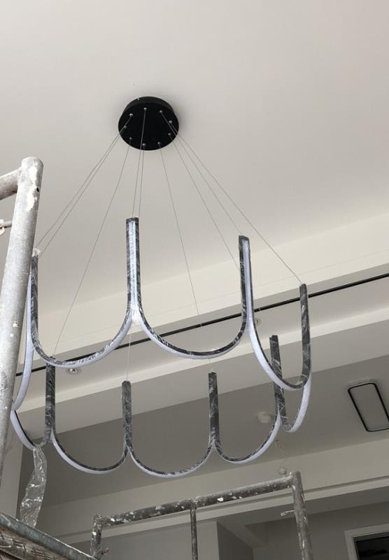 Postmodern Minimalist Led Chandelier for Living Room - Querencian