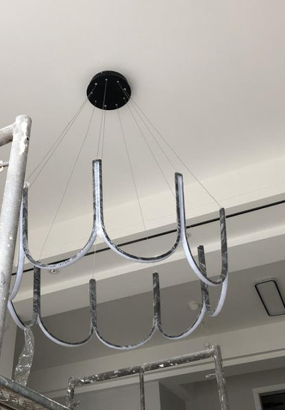 Postmodern Minimalist Led Chandelier for Living Room - Querencian
