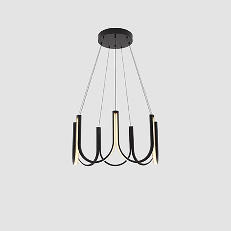 Postmodern Minimalist Led Chandelier for Living Room - Querencian