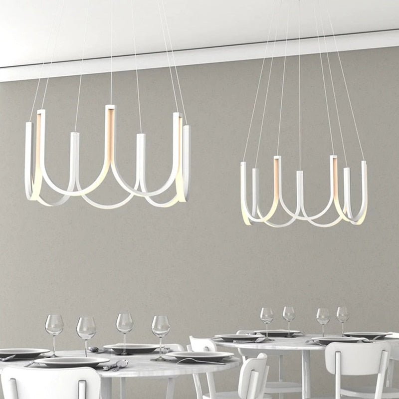 Postmodern Minimalist Led Chandelier for Living Room - Querencian