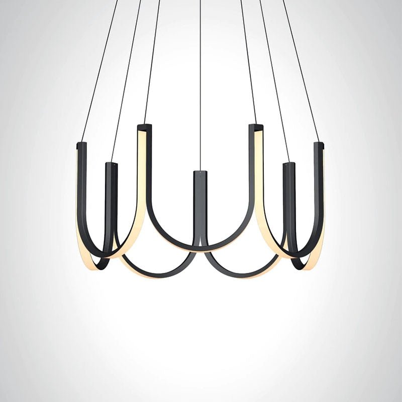 Postmodern Minimalist Led Chandelier for Living Room - Querencian
