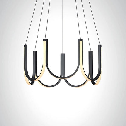 Postmodern Minimalist Led Chandelier for Living Room - Querencian