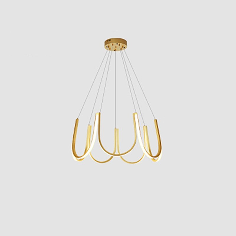 Postmodern Minimalist Led Chandelier for Living Room - Querencian
