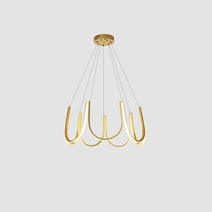 Postmodern Minimalist Led Chandelier for Living Room - Querencian