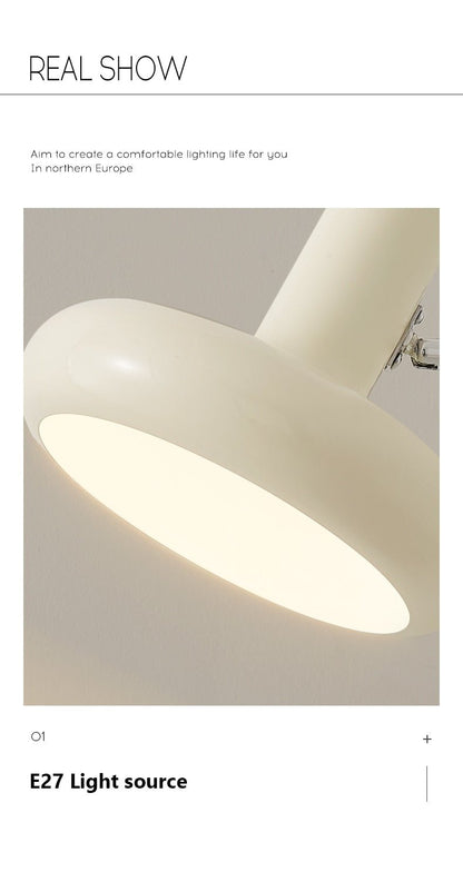 Retractable Hardwired White Swing Arm Wall Sconce - Querencian