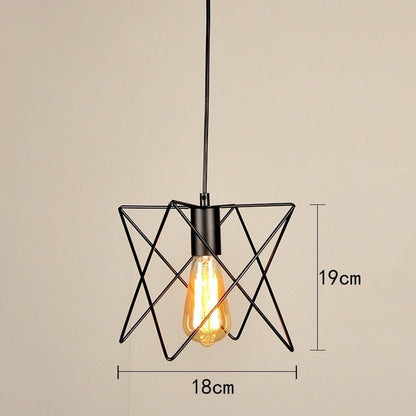Retro Loft Industrial Iron Vintage Pendant Light - Querencian