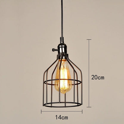 Retro Loft Industrial Iron Vintage Pendant Light - Querencian