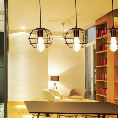 Retro Loft Industrial Iron Vintage Pendant Light - Querencian