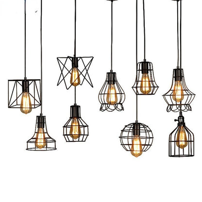 Retro Loft Industrial Iron Vintage Pendant Light - Querencian