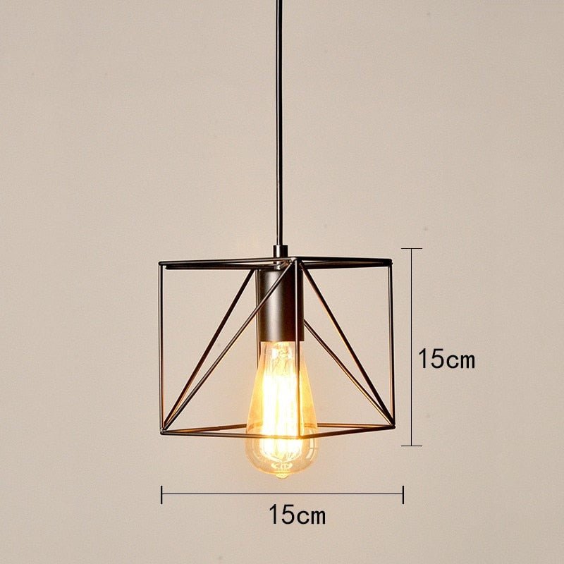 Retro Loft Industrial Iron Vintage Pendant Light - Querencian