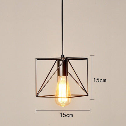 Retro Loft Industrial Iron Vintage Pendant Light - Querencian