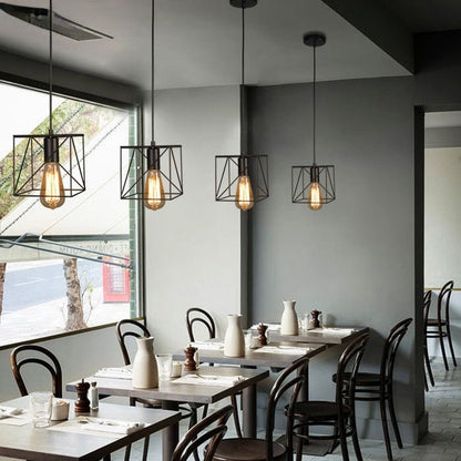 Retro Loft Industrial Iron Vintage Pendant Light - Querencian