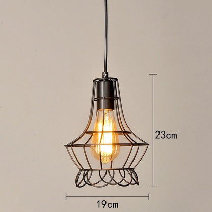 Retro Loft Industrial Iron Vintage Pendant Light - Querencian