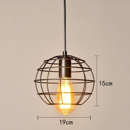 Retro Loft Industrial Iron Vintage Pendant Light - Querencian