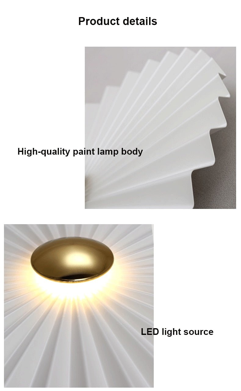 Round Lotus Leaf Flower Wall Decor Sconce - Querencian