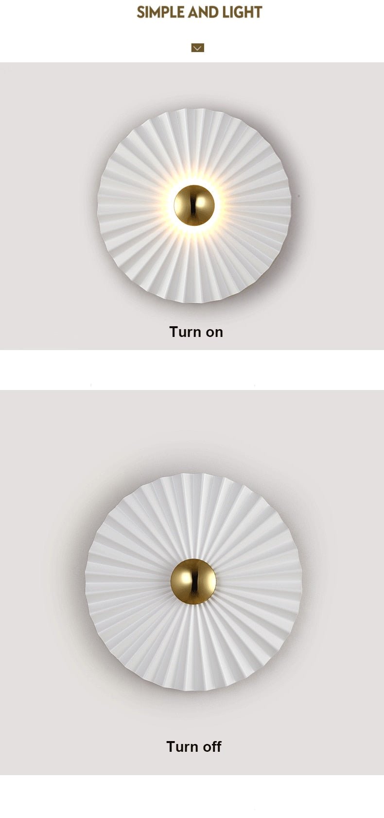 Round Lotus Leaf Flower Wall Decor Sconce - Querencian