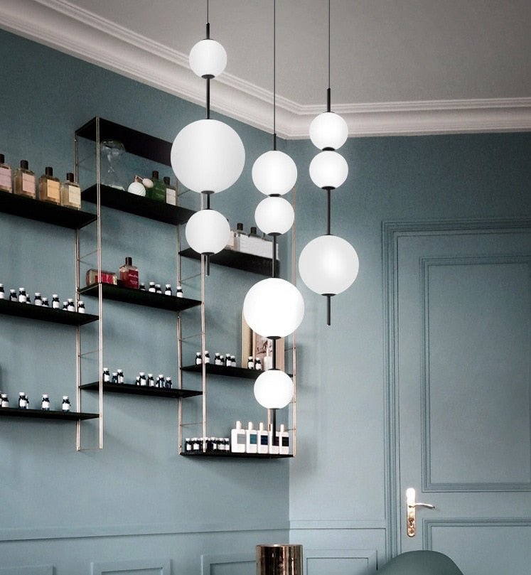 Rustic LED Gourd Beads Pendant lamp - Querencian