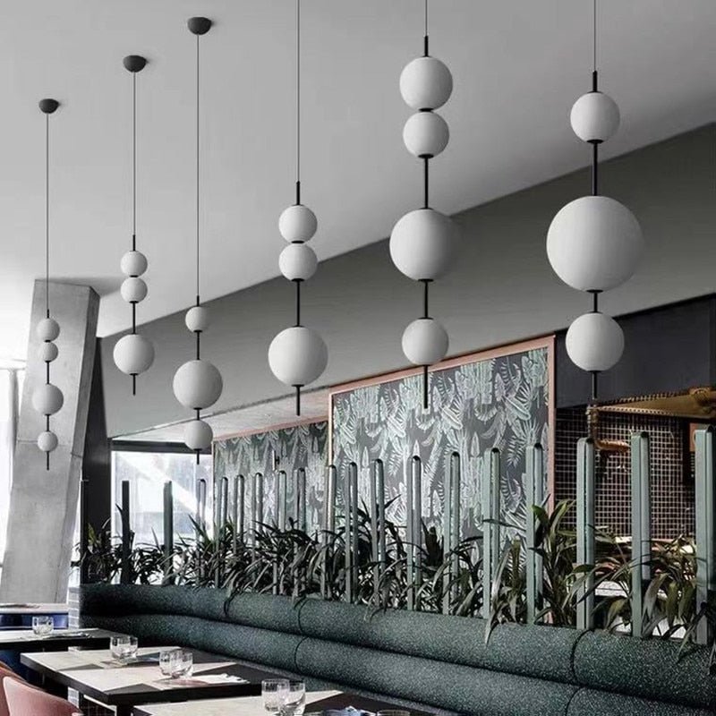 Rustic LED Gourd Beads Pendant lamp - Querencian