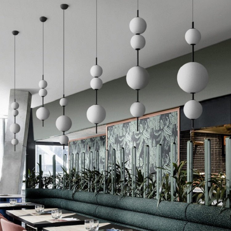 Rustic LED Gourd Beads Pendant lamp - Querencian