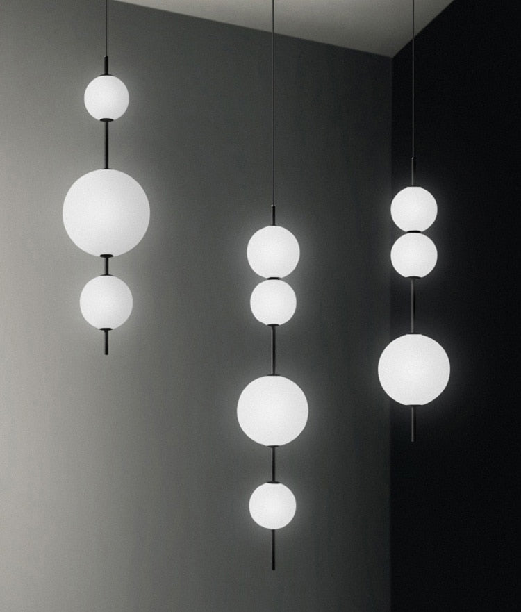 Rustic LED Gourd Beads Pendant lamp - Querencian