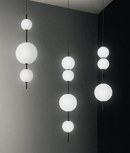 Rustic LED Gourd Beads Pendant lamp - Querencian
