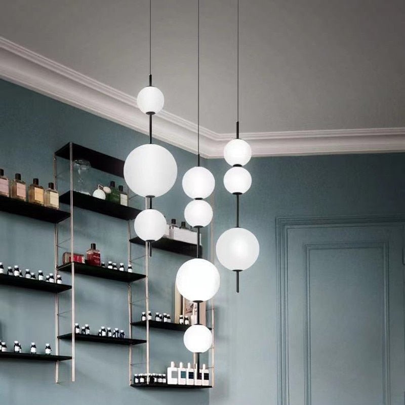 Rustic LED Gourd Beads Pendant lamp - Querencian