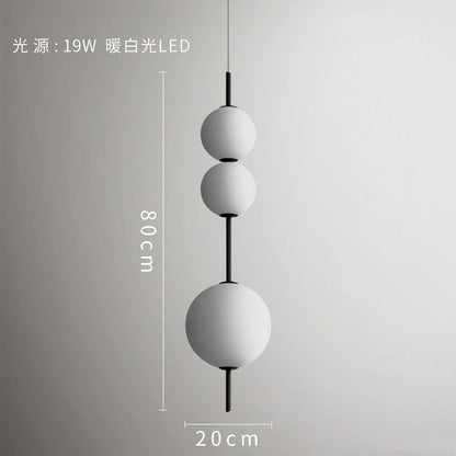 Rustic LED Gourd Beads Pendant lamp - Querencian
