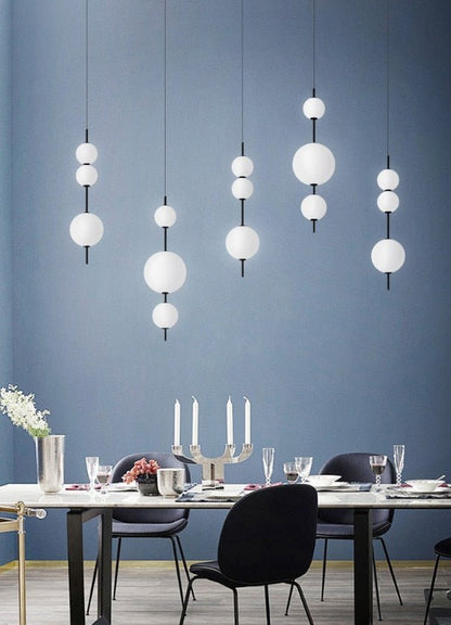 Rustic LED Gourd Beads Pendant lamp - Querencian