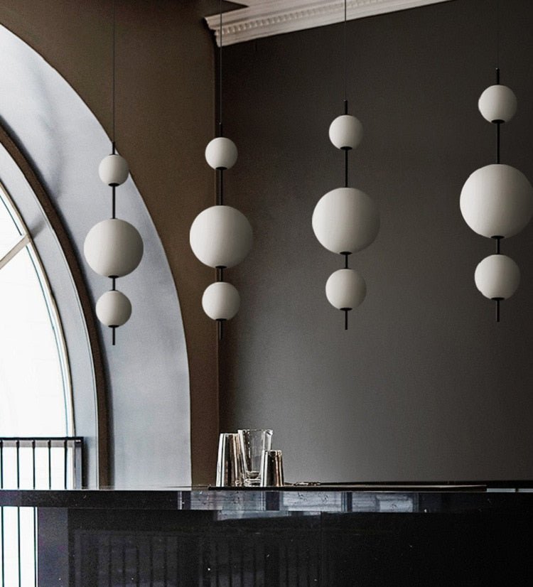 Rustic LED Gourd Beads Pendant lamp - Querencian