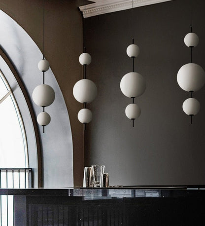 Rustic LED Gourd Beads Pendant lamp - Querencian