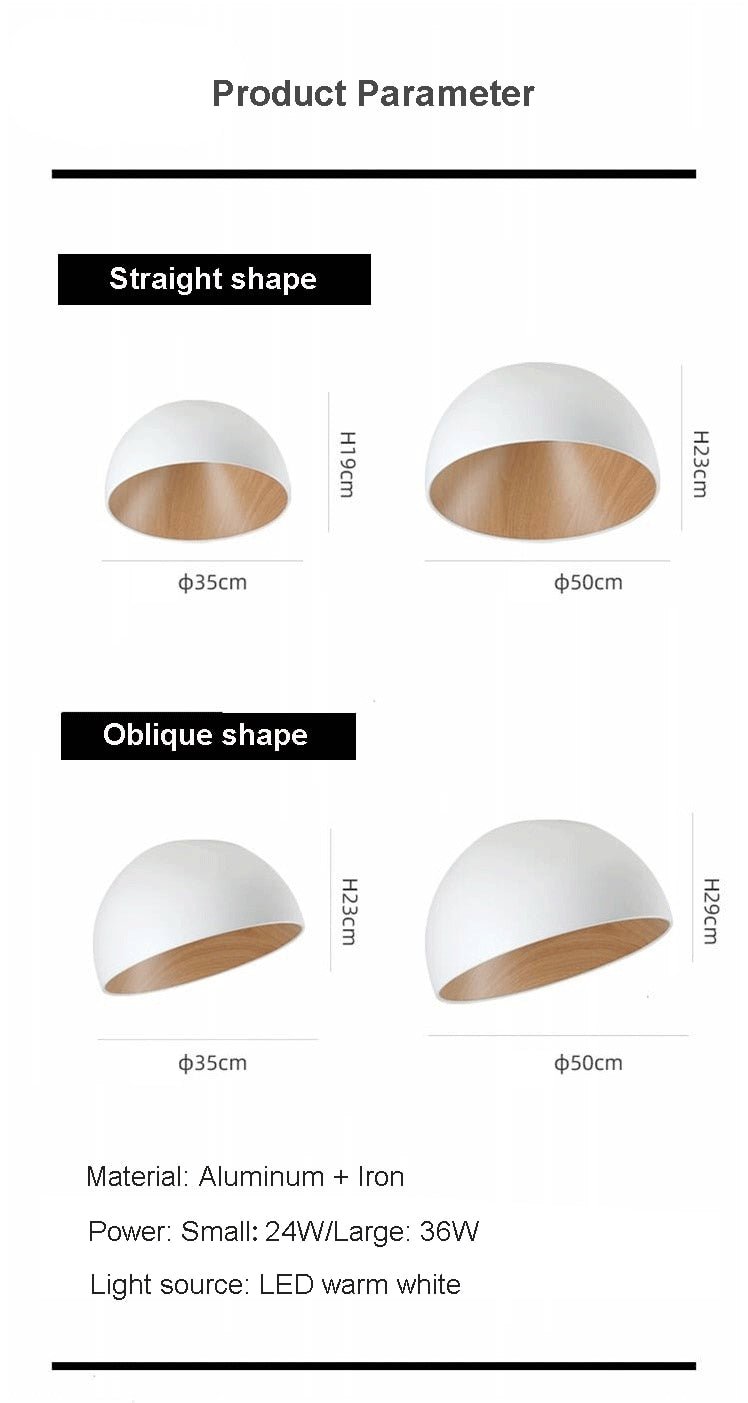 Semi-inset Home Room Decor LED Ceiling Lights - Querencian
