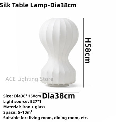 Silk Hot Air Balloon Table Lamp Light - Querencian