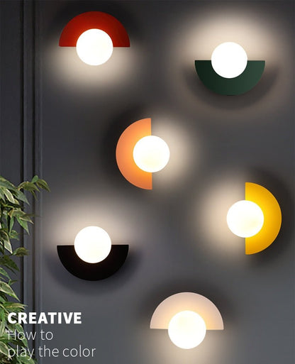 Simple Colored LED Wall Lamp Lighting - Querencian