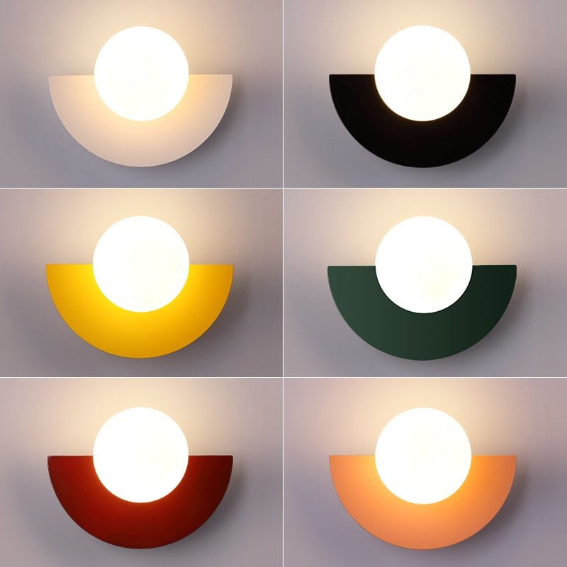 Simple Colored LED Wall Lamp Lighting - Querencian