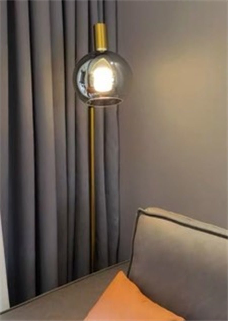 Simple Nordic Led Marble Standing Floor Lamps - Querencian