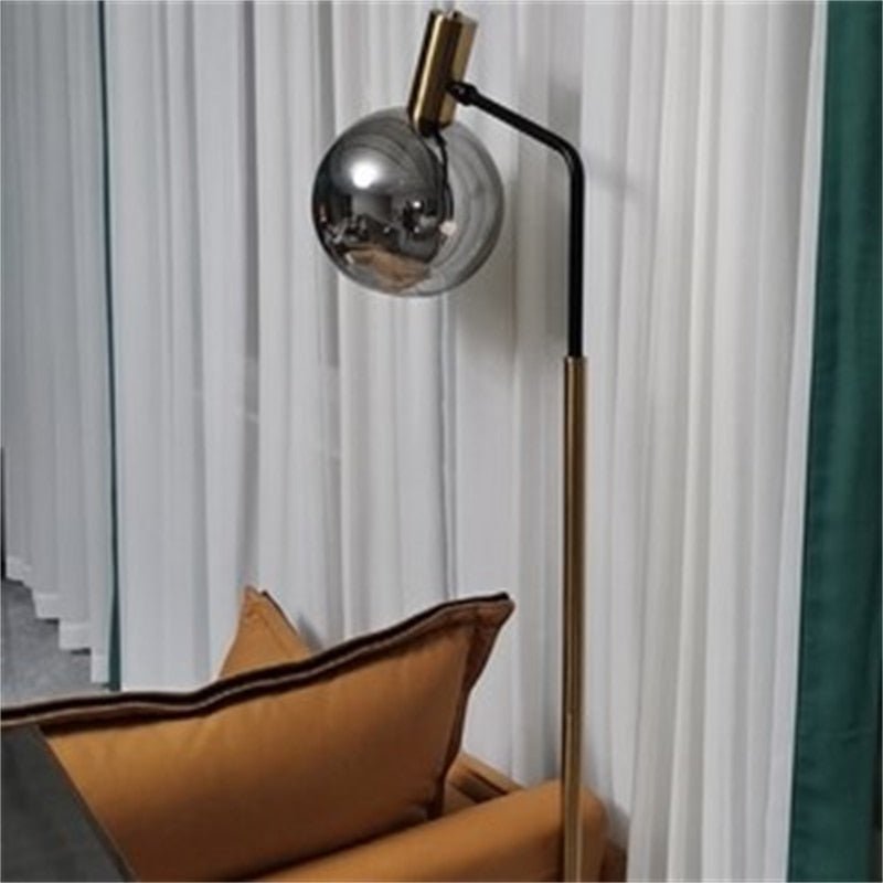 Simple Nordic Led Marble Standing Floor Lamps - Querencian