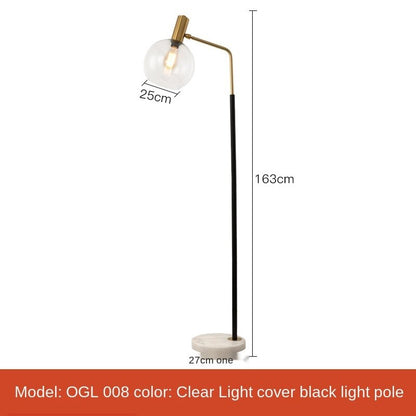 Simple Nordic Led Marble Standing Floor Lamps - Querencian