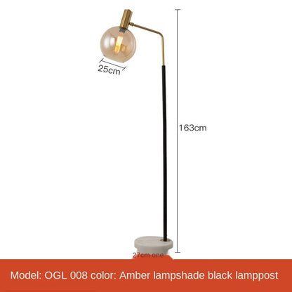 Simple Nordic Led Marble Standing Floor Lamps - Querencian