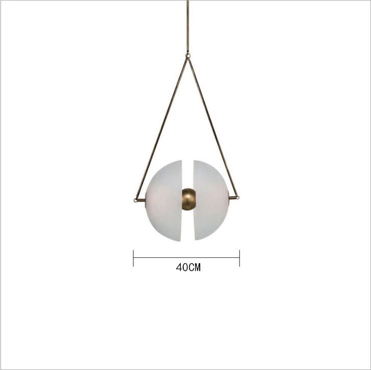 Synapse Pendant Lamp Nordic Glass Ball Pendant Light - Querencian
