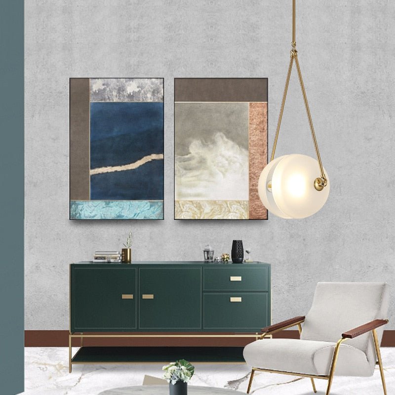 Synapse Pendant Lamp Nordic Glass Ball Pendant Light - Querencian