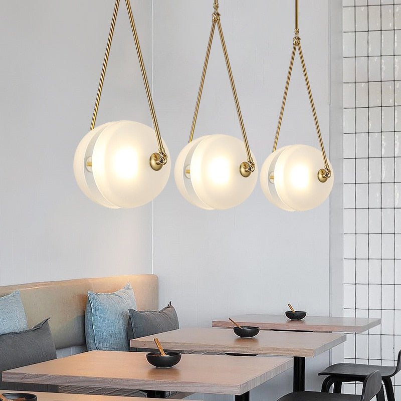 Synapse Pendant Lamp Nordic Glass Ball Pendant Light - Querencian