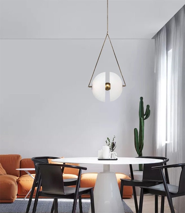 Synapse Pendant Lamp Nordic Glass Ball Pendant Light - Querencian