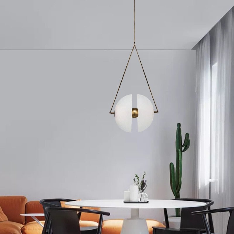 Synapse Pendant Lamp Nordic Glass Ball Pendant Light - Querencian