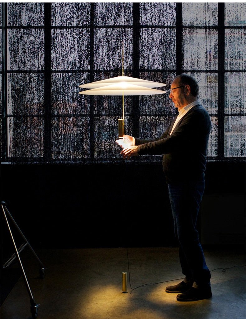White Luxury Postmodern Lustre Design Chandelier - Querencian