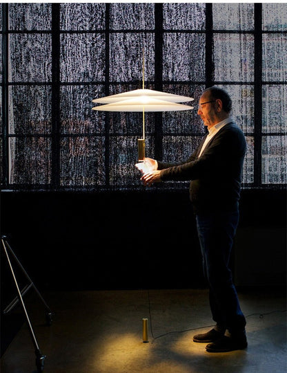 White Luxury Postmodern Lustre Design Chandelier - Querencian