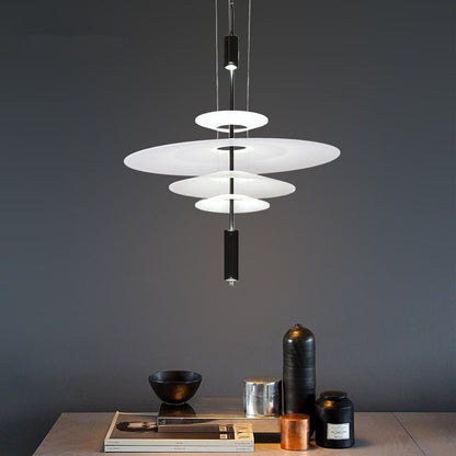 White Luxury Postmodern Lustre Design Chandelier - Querencian